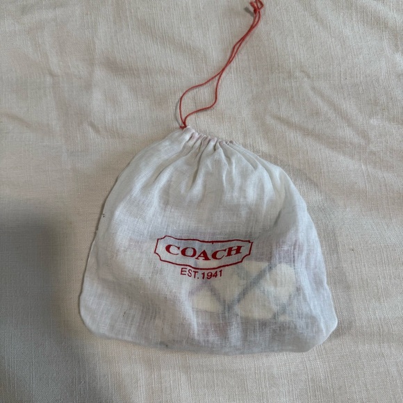 Coach Y2K Vintage Silk Twilly Scarf Set of 2 - Picture 8 of 8